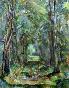 Avenue i Chantilly, 1888 av Paul Cézanne